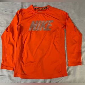 NIKE Dri-Fit Long Sleeve Shirt, Youth Size L